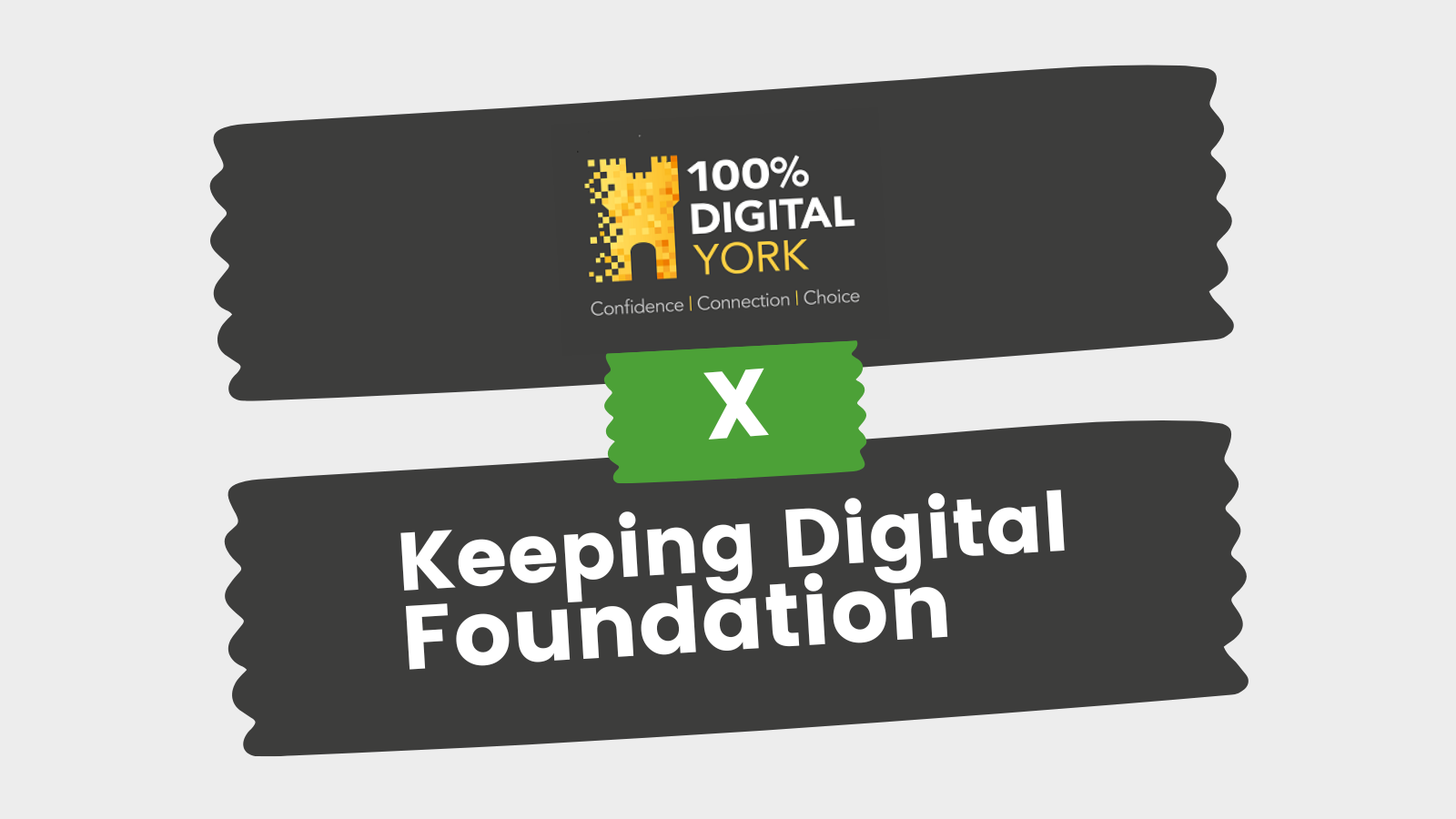 100% Digital York and Keeping Digital Foundation logo
