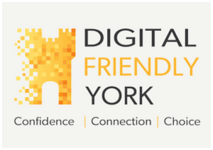Digital Friendly York logo. Confidence, Connection, Choice.