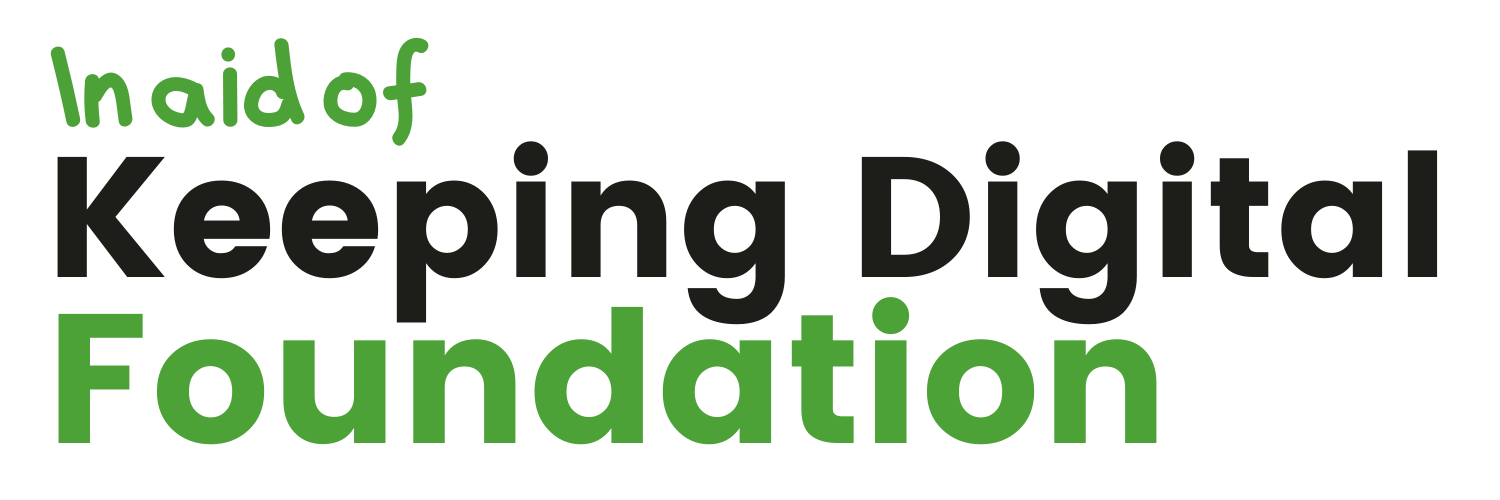 In aid of Keeping Digital Foundation logo
